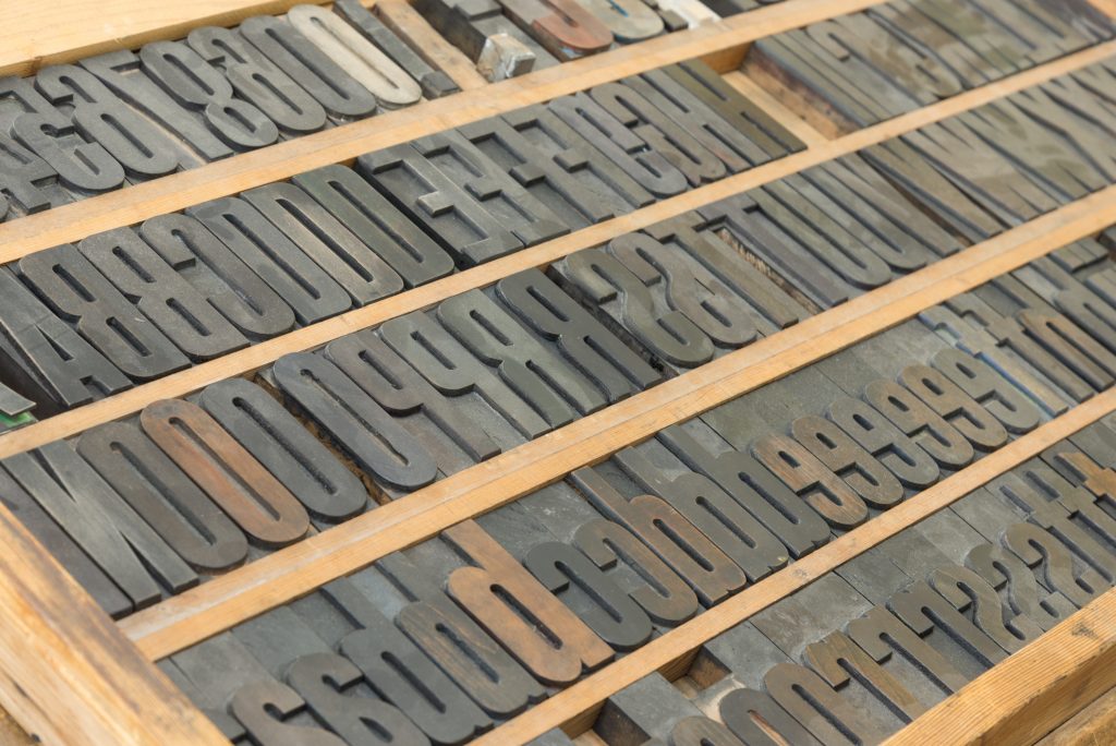 Oude letterbak